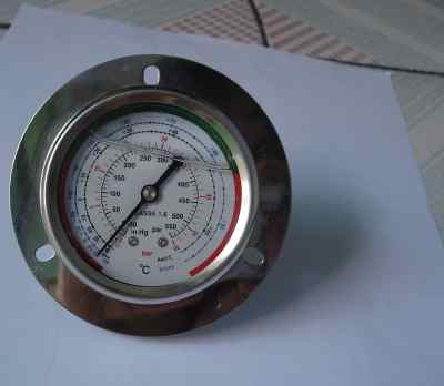 专业制冷工具 佛山供应550psi/38bar冷媒表与雪种表详解及选购指南